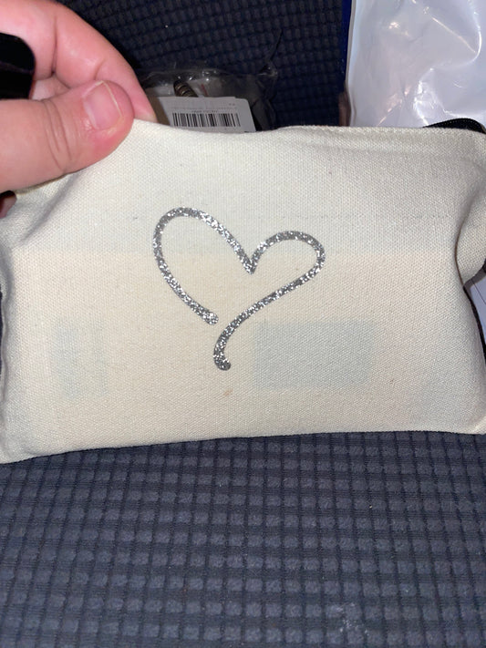 Custom Canvas Makeup Bags