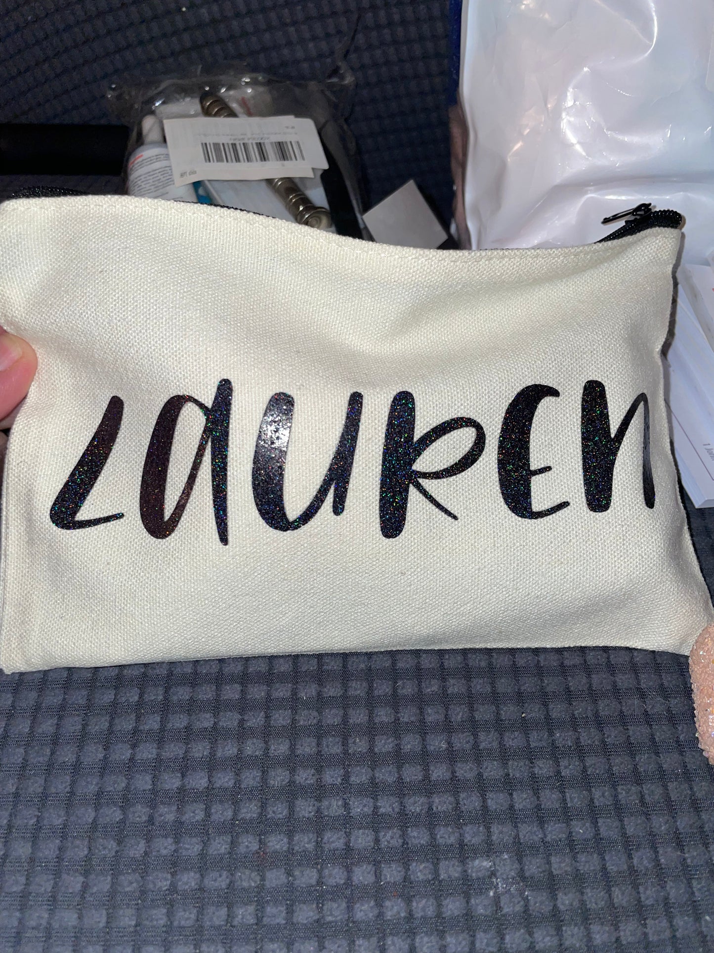 Custom Canvas Makeup Bags